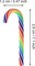 40Pcs Mini Christmas Candy Cane Decorations No Hole Miniature Fake Polymer Clay Candy Canes Charms Embellishments for Craft Gift Party Decor Supplies (Mixed Color)
